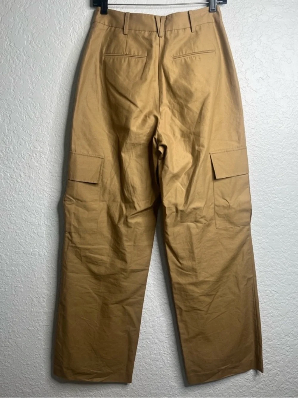 Rails Women’s Daley Cotton Linen Wide Leg Cargo Pants In Camel size 4 Neutral - Picture 6 of 6